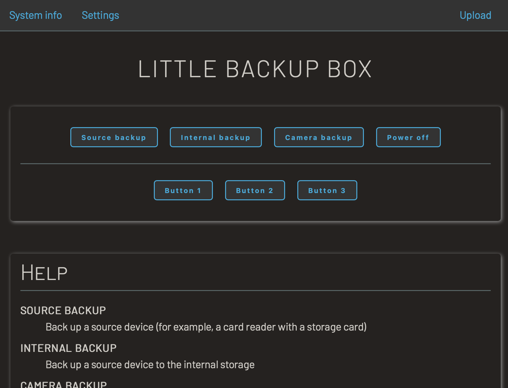 Little Backup Box